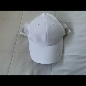 White Nike hat